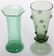 Three Iridescent & Colored Glass Items - 3