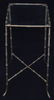 Brass Faux Bamboo Table - 6