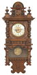 Walnut Wall Regulator Clock