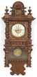 Walnut Wall Regulator Clock - 2