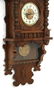 Walnut Wall Regulator Clock - 5