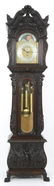 R.J. Horner Carved Oak Grandfather Clock - 16
