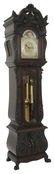 R.J. Horner Carved Oak Grandfather Clock
