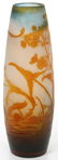 Monumental Gallé Cameo Dragonfly Vase - 5