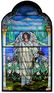 Leaded Glass Angel Window