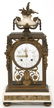 French Bronze & Marble Crystal Regulator Clock - 2
