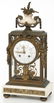 French Bronze & Marble Crystal Regulator Clock - 3
