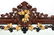 Walnut Victorian Over Mantle Mirror - 3