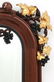 Walnut Victorian Over Mantle Mirror - 4