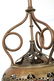Moorish Style Jeweled Brass Hall Lamp - 6