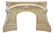 French Art Nouveau Fireplace Mantel