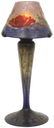 Daum Nancy Wheel-Carved Cameo Glass Lamp