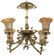 Art Nouveau Bronze Chandelier