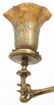 Art Nouveau Bronze Chandelier - 4