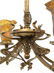 Art Nouveau Bronze Chandelier - 6