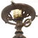 Figural Bronze Newel Post Gas Lamp - 14