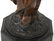Figural Bronze Newel Post Gas Lamp - 6