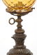 Figural Bronze Newel Post Gas Lamp - 9