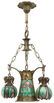 Art Nouveau Bronze Chandelier