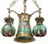 Art Nouveau Bronze Chandelier - 4