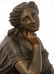 French Three Piece Bronze Clock Set - 8