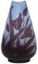 Gallé Floral Cameo Glass Vase