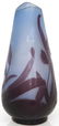 Gallé Floral Cameo Glass Vase - 2