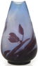 Gallé Floral Cameo Glass Vase - 3
