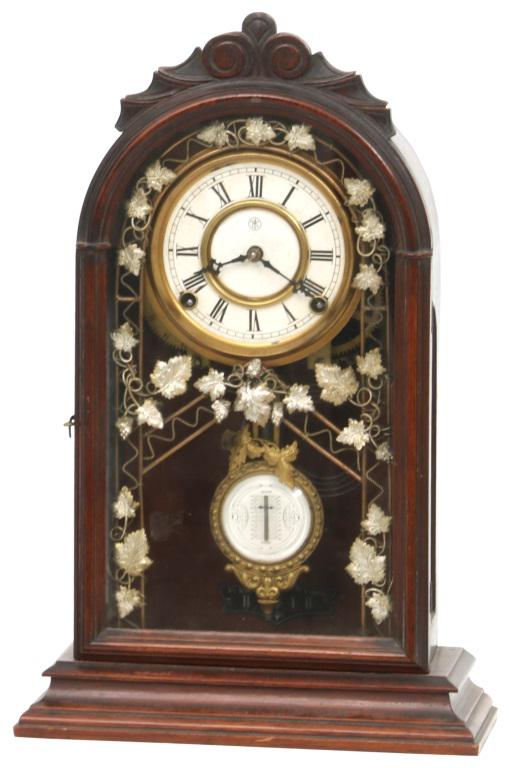 F. Kroeber 8-Day Mantel Clock