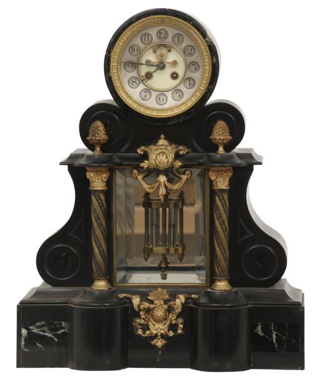 French Marble Mantel Clock