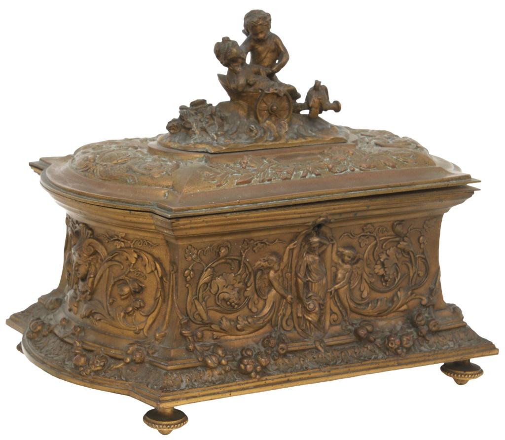 French Gilt Bronze Table Casket (1 of 12)