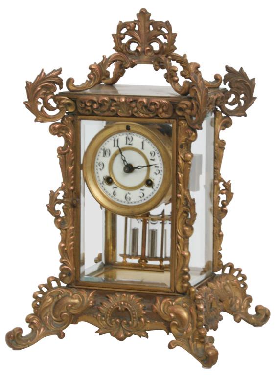 Waterbury "Nevers" Crystal Regulator Clock (1 of 9)