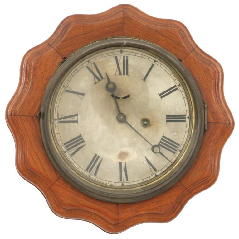 Ingraham "Corrugated" Wall Clock (1 of 9)