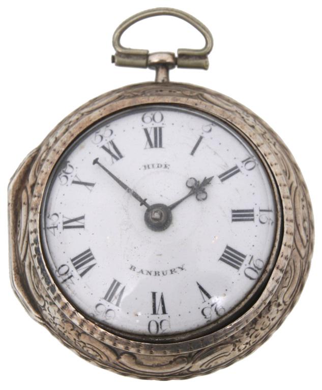 Georgian Silver Open Face Fusee Pocket Watch (1 of 10)