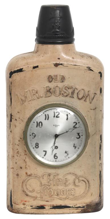 Gilbert "Old Mr. Boston" Advertising Clock (1 of 14)