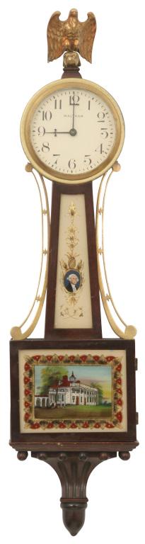 Waltham Miniature Presentation Banjo Clock (1 of 10)