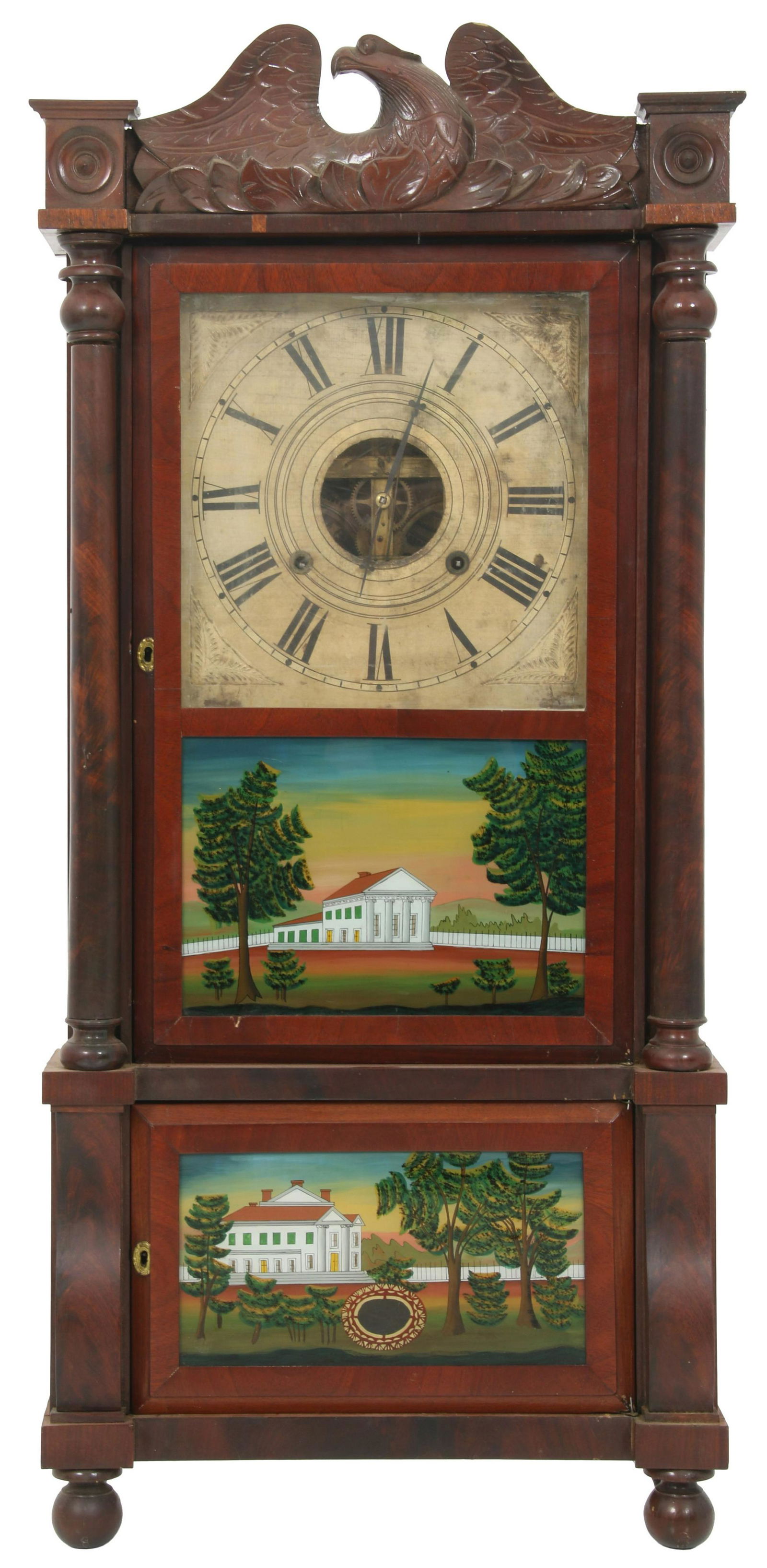 Birge & Mallory Triple Decker Mantel Clock (1 of 11)