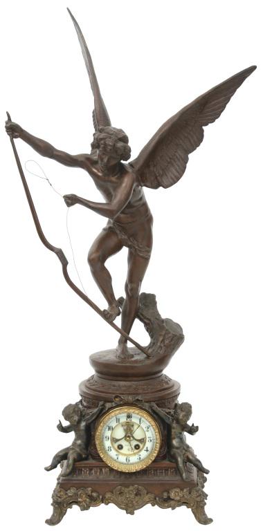 Gilbert "William Tell" Figural Mantel Clock (1 of 15)