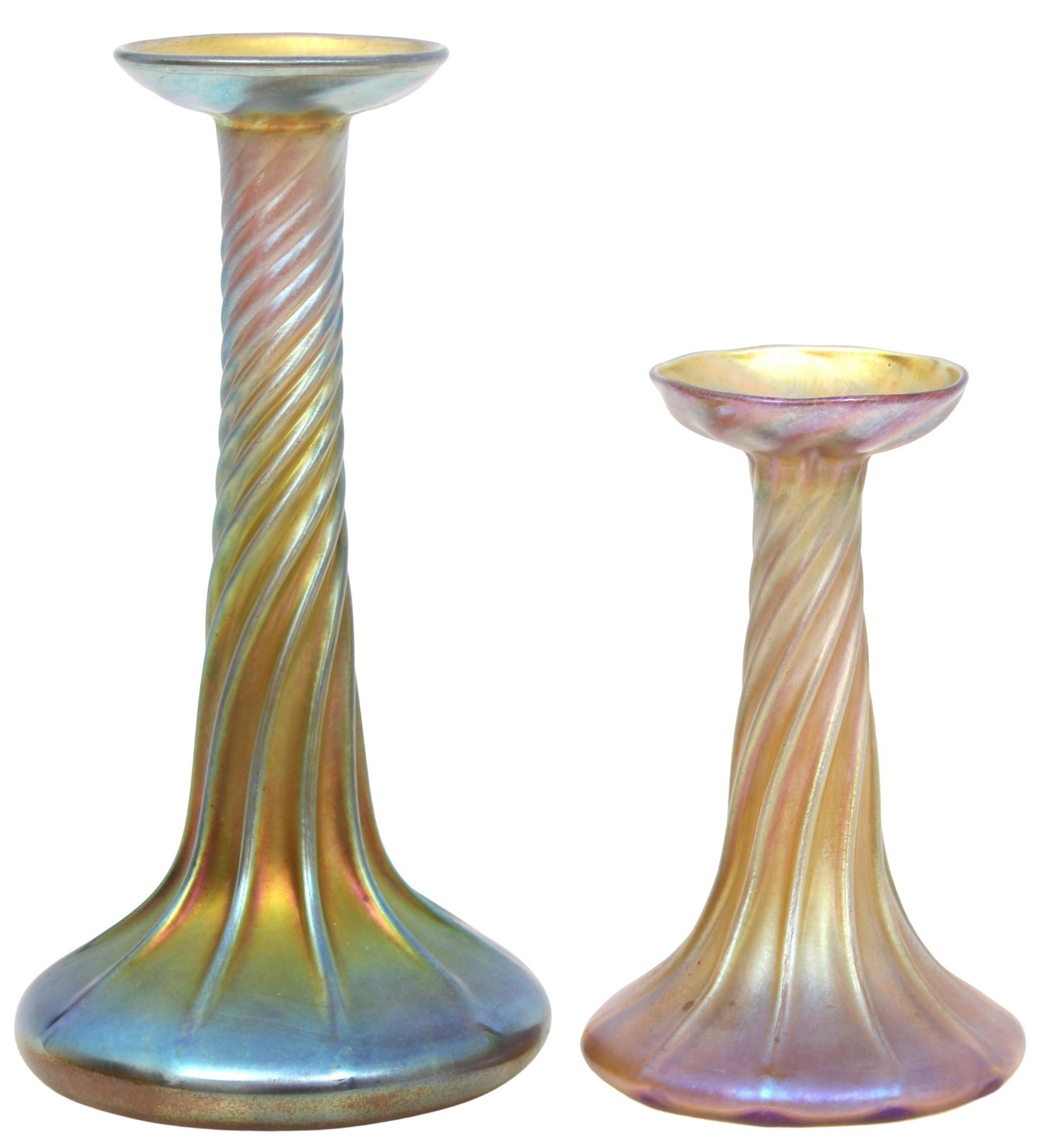 Tiffany Studios Candle Lamp Bases (1 of 11)