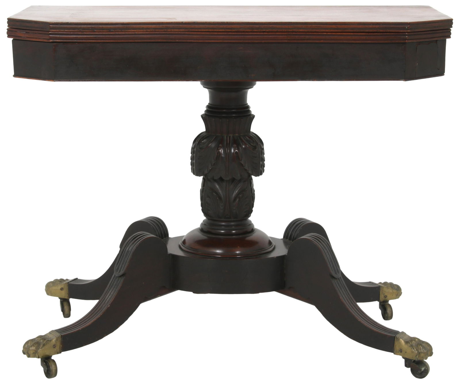 Federal Period Mahogany Card Table (1 of 14)