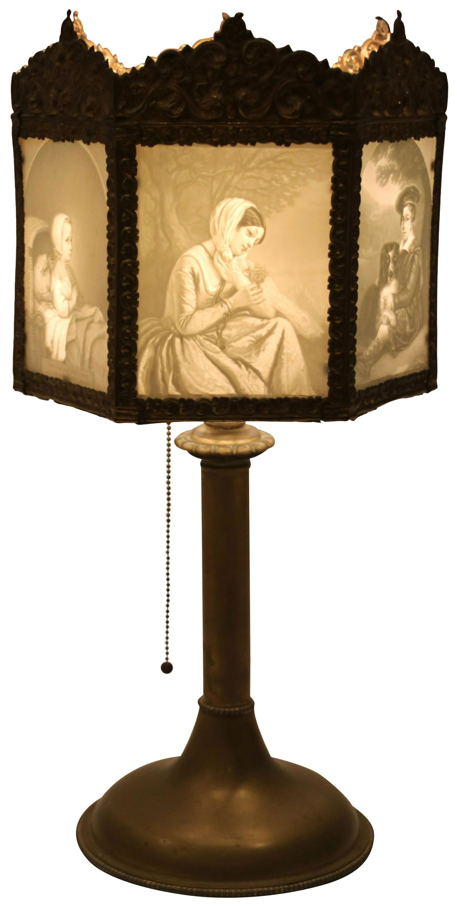 K.P.M. Lithophane Table Lamp (1 of 8)