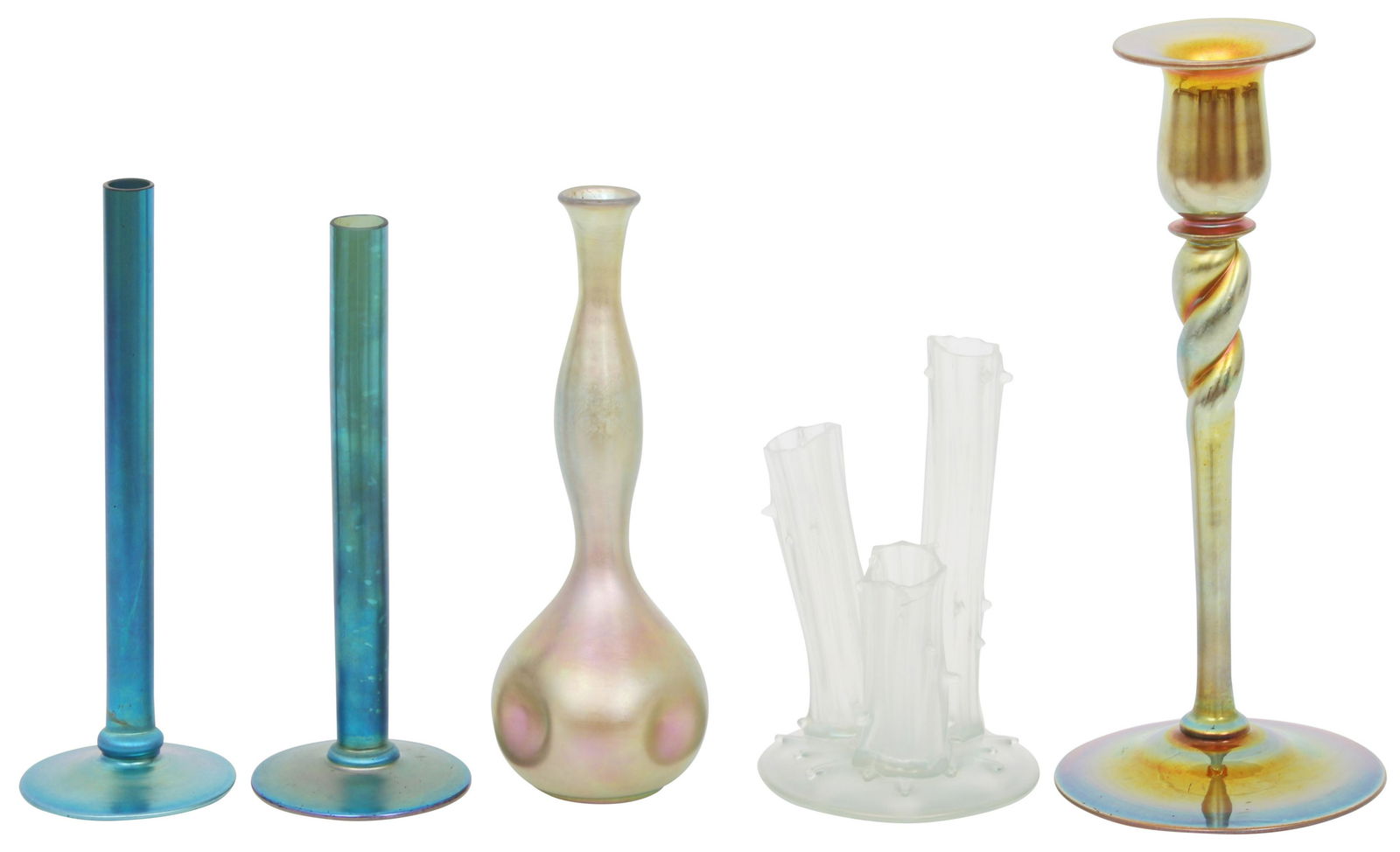 Group of Five Steuben Items (1 of 8)