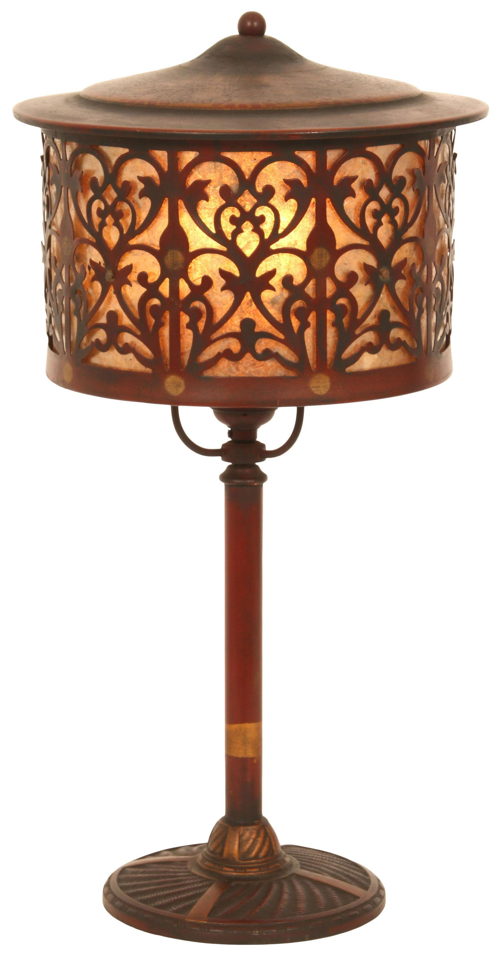 American Brass & Mica Table Lamp (1 of 10)