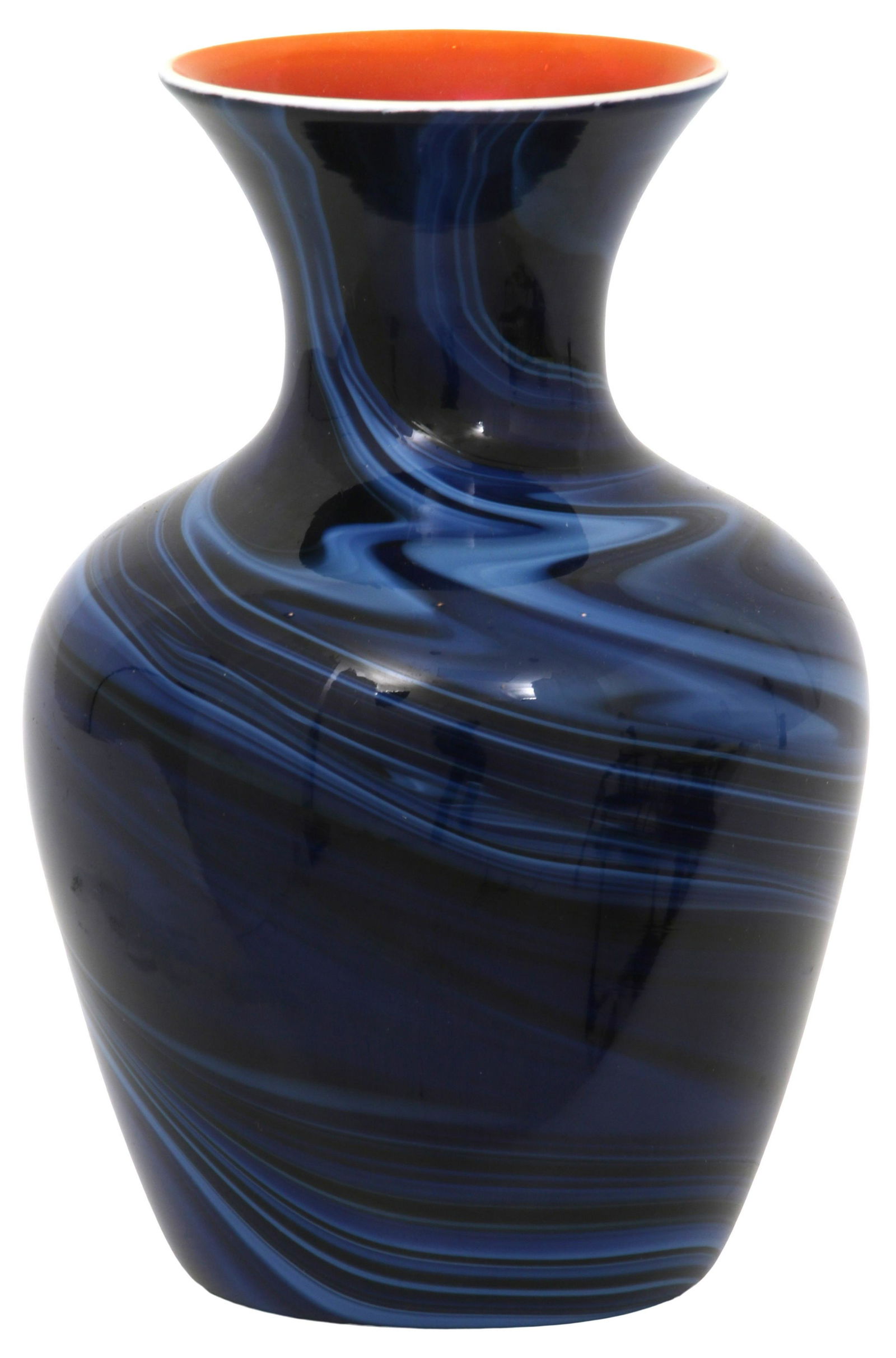 Imperial Glass Co. Decorated Vase (1 of 4)