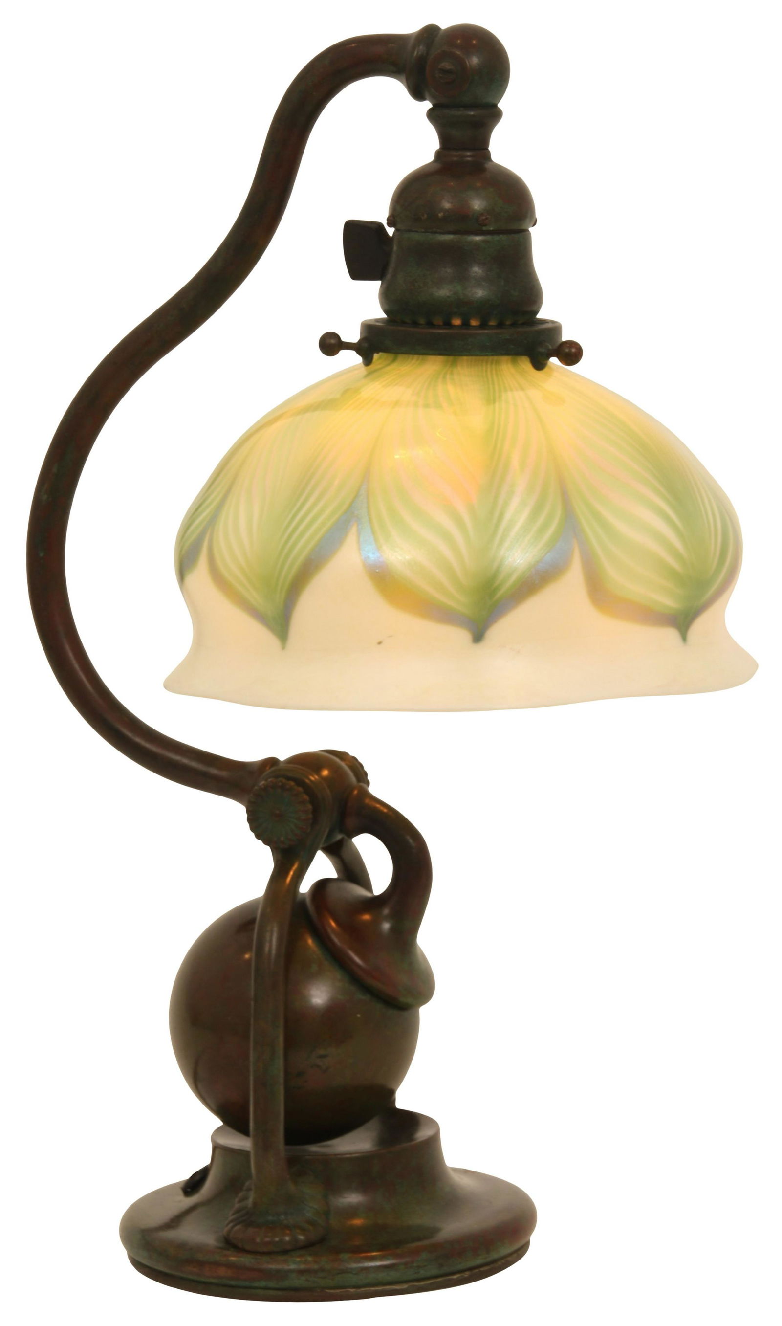 Tiffany Studios Counterbalance Desk Lamp (1 of 18)