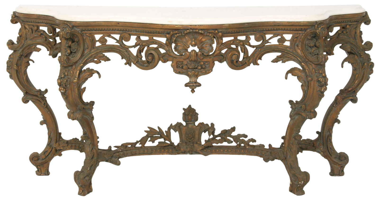 Louis XV Giltwood Console Table (1 of 14)