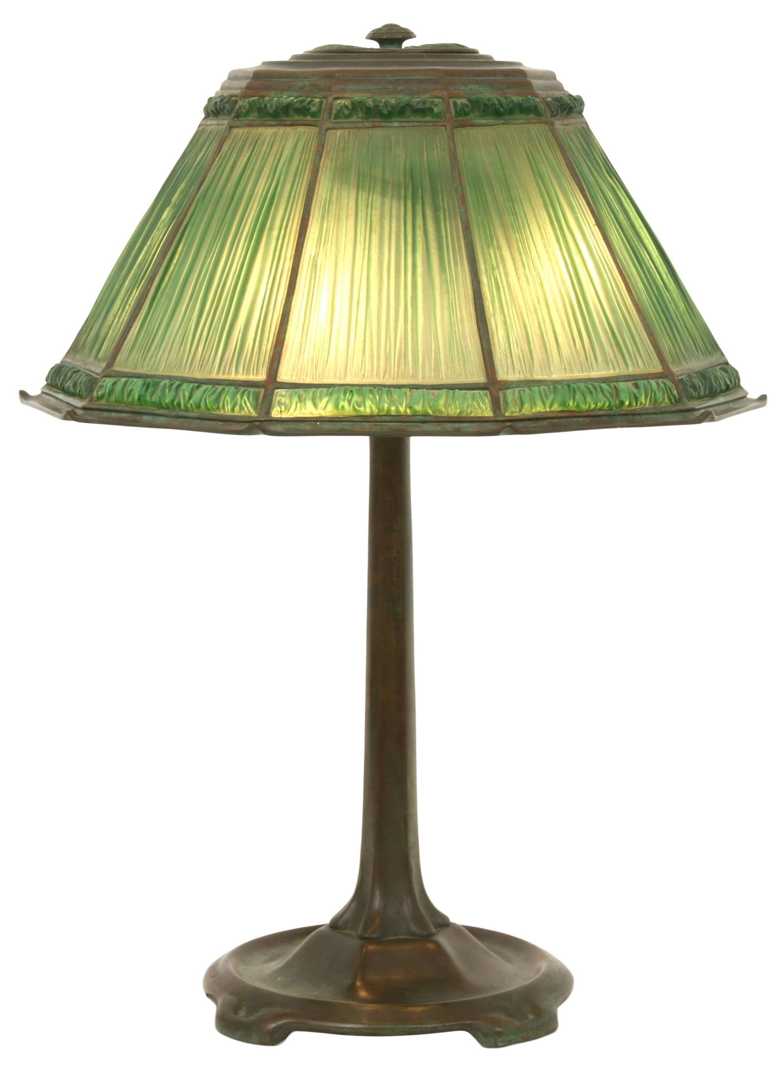 Tiffany Studios "Linenfold" Table Lamp (1 of 17)
