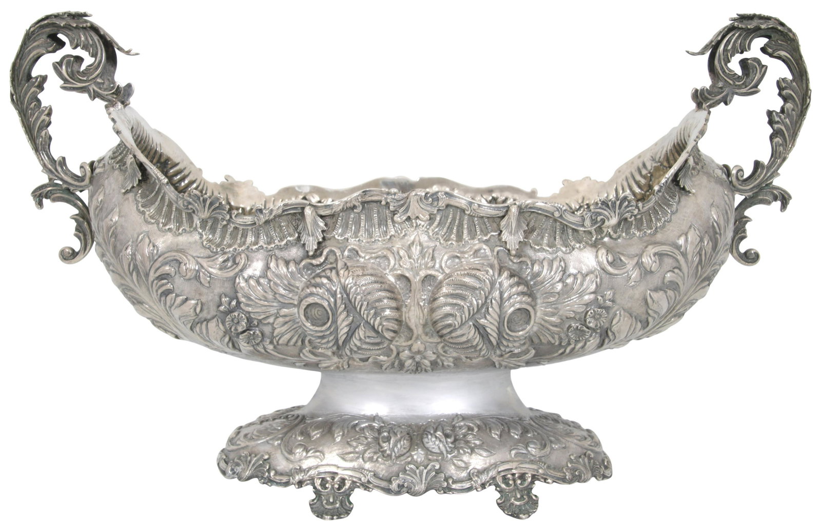 Continental Repoussé Silver Centerpiece (1 of 9)