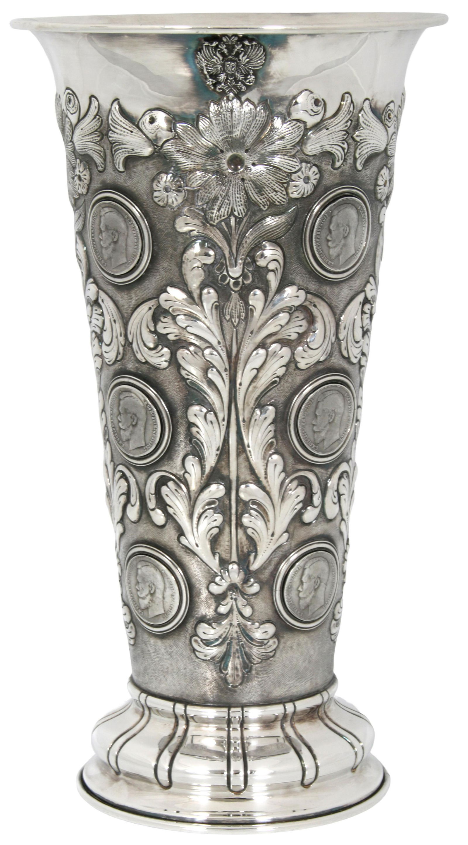 Fabergé Limited Edition Sterling Silver Vase (1 of 6)