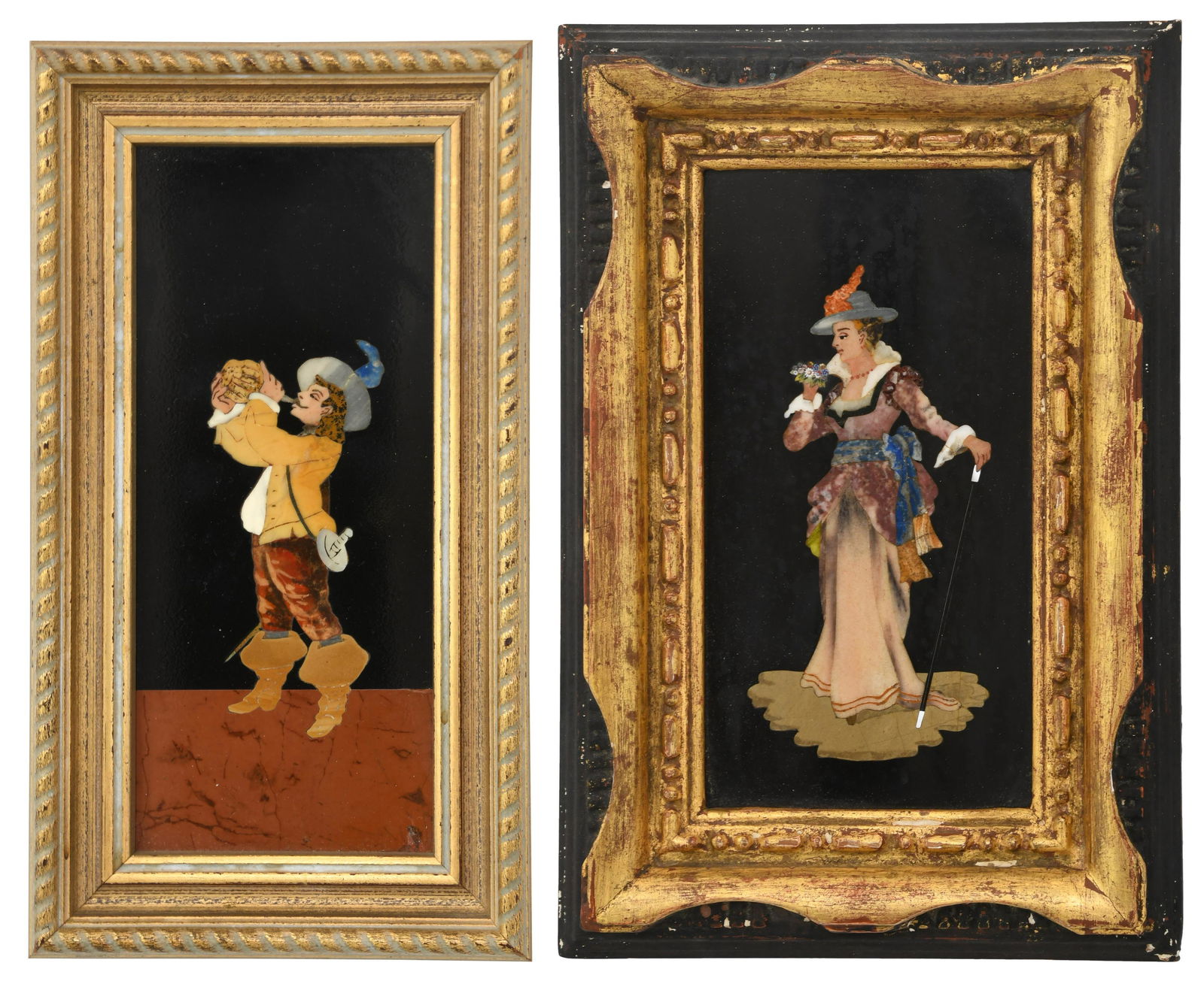 Two Italian Pietra Dura Plaques (1 of 8)